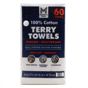 WHITE SHOP TOWEL