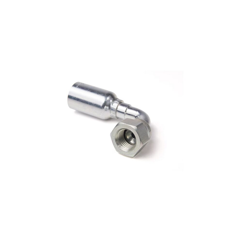 Female JIC 37° Swivel 90° Elbow Short Drop