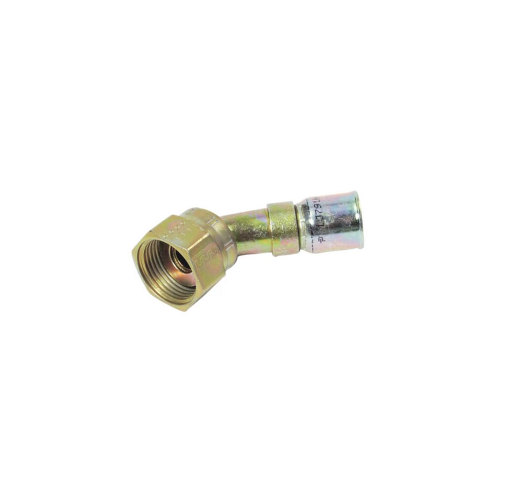 Female JIC 37° Swivel 45° Elbow Short Drop
